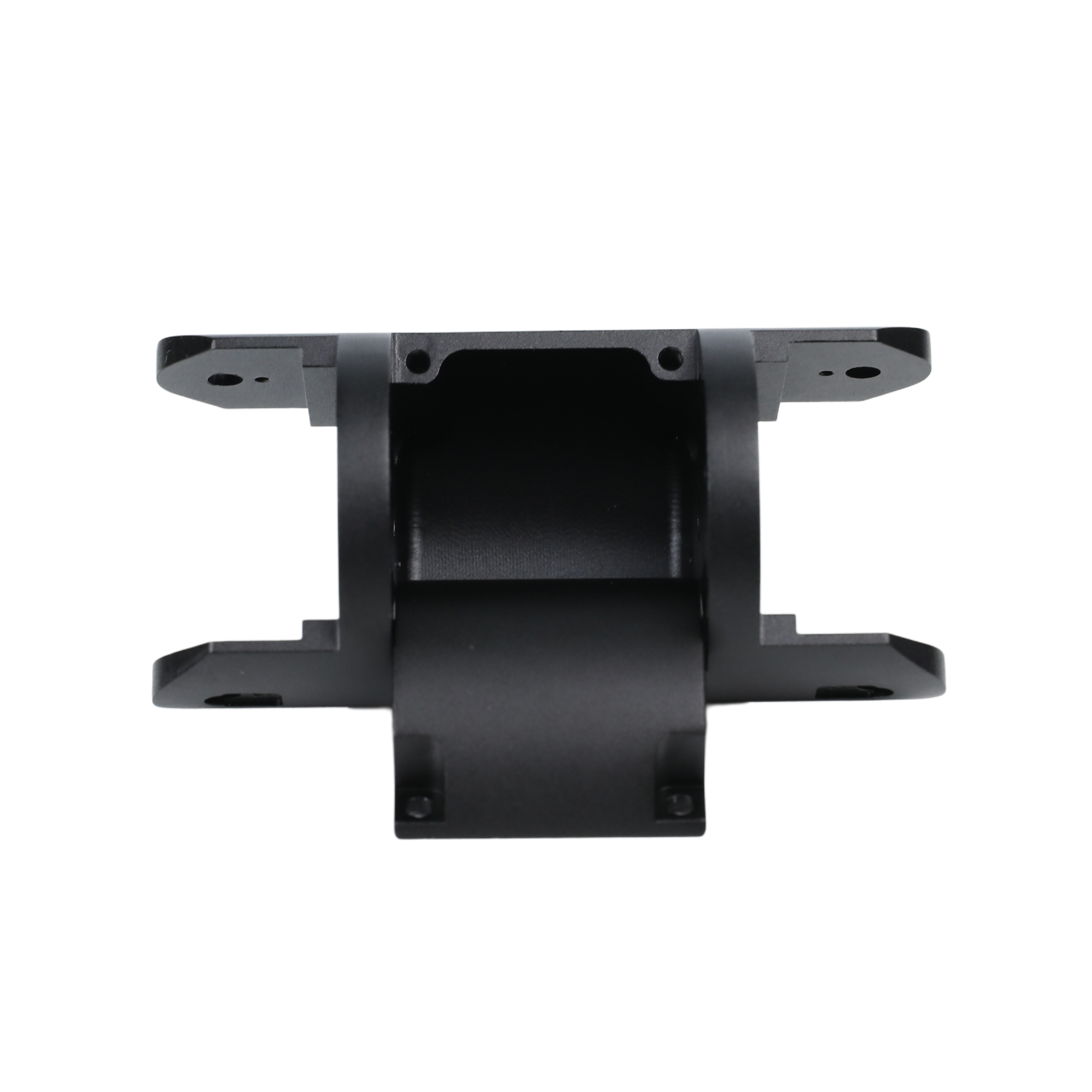 Custom Precision Lens Holder with Anodized Black Finish for Optical Components