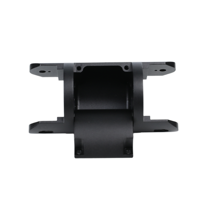 Custom Precision Lens Holder with Anodized Black Finish for Optical Components